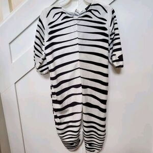 **$5 Add On** Zebra costume jumpsuit